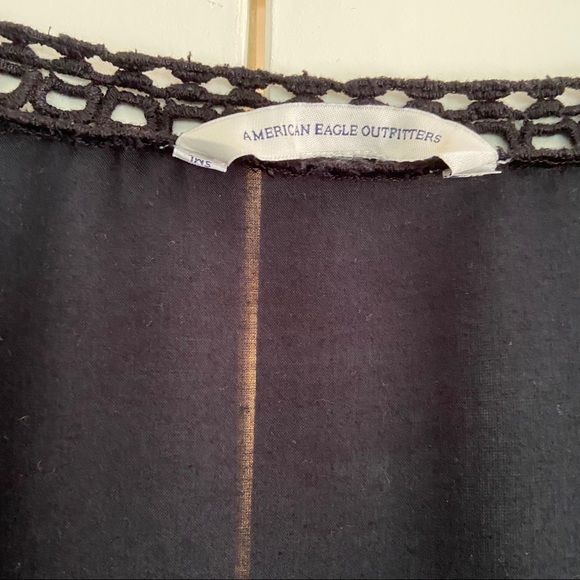 American Eagle Kimono w Lace Eyelet Trim - Picture 5 of 6